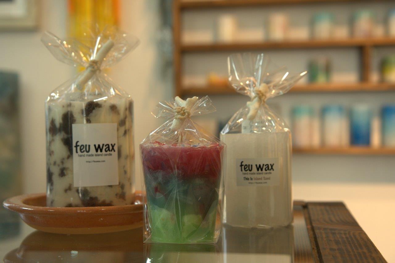 お土産に選んだクッキーアンドクリームと砂糖菓子のようなキャンドル